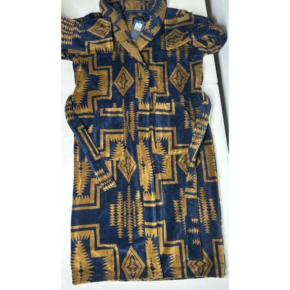 NWT Pendleton UNISEX HARDING COTTON TERRY VELOUR ROBE Size S/M - Picture 14 of 16